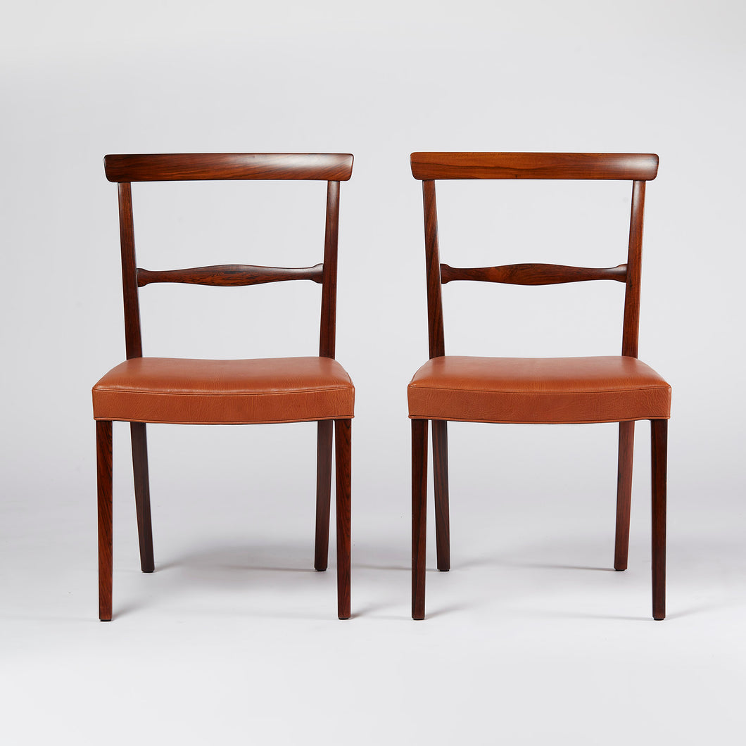 Ole Wanscher Pair of Side Chairs