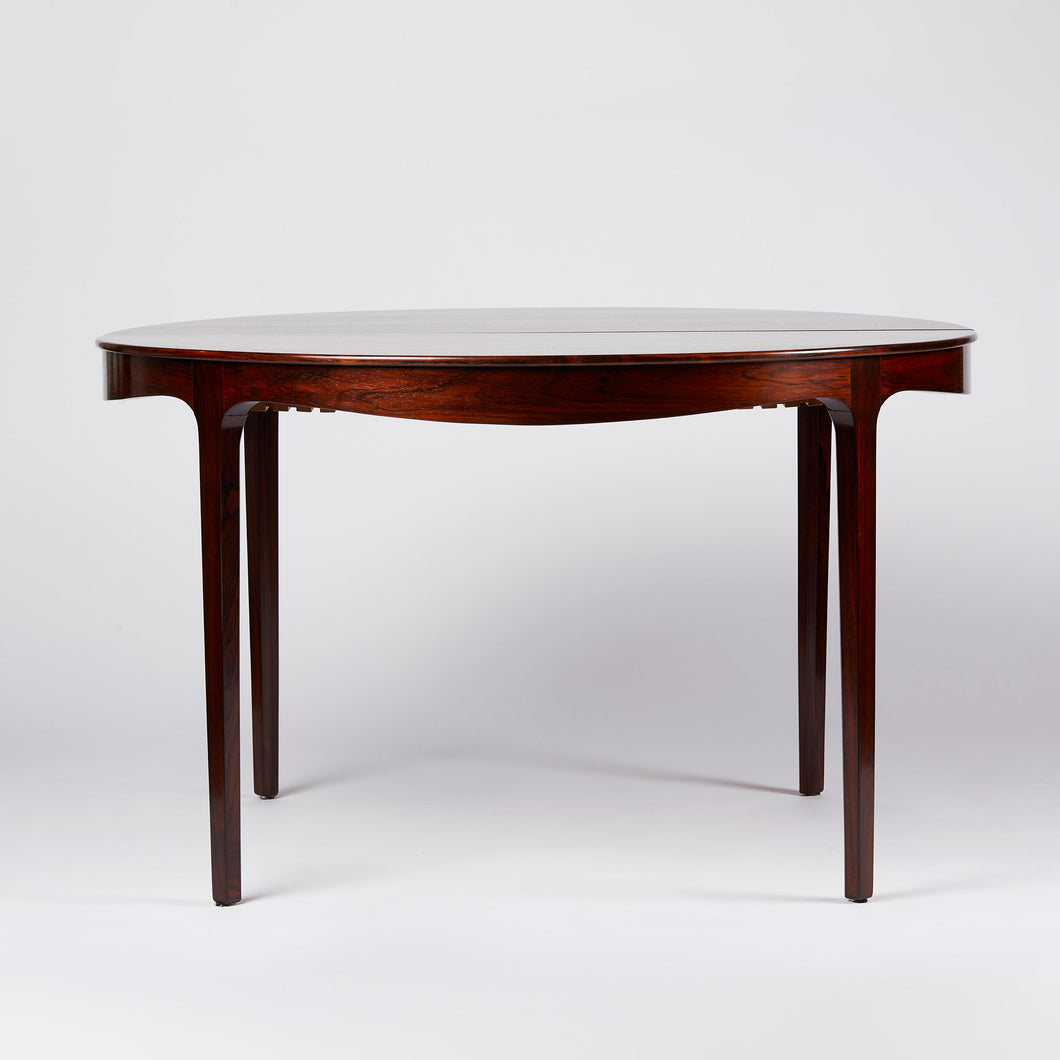 Ole Wanscher Round Dining Table with Leaves - SOLD