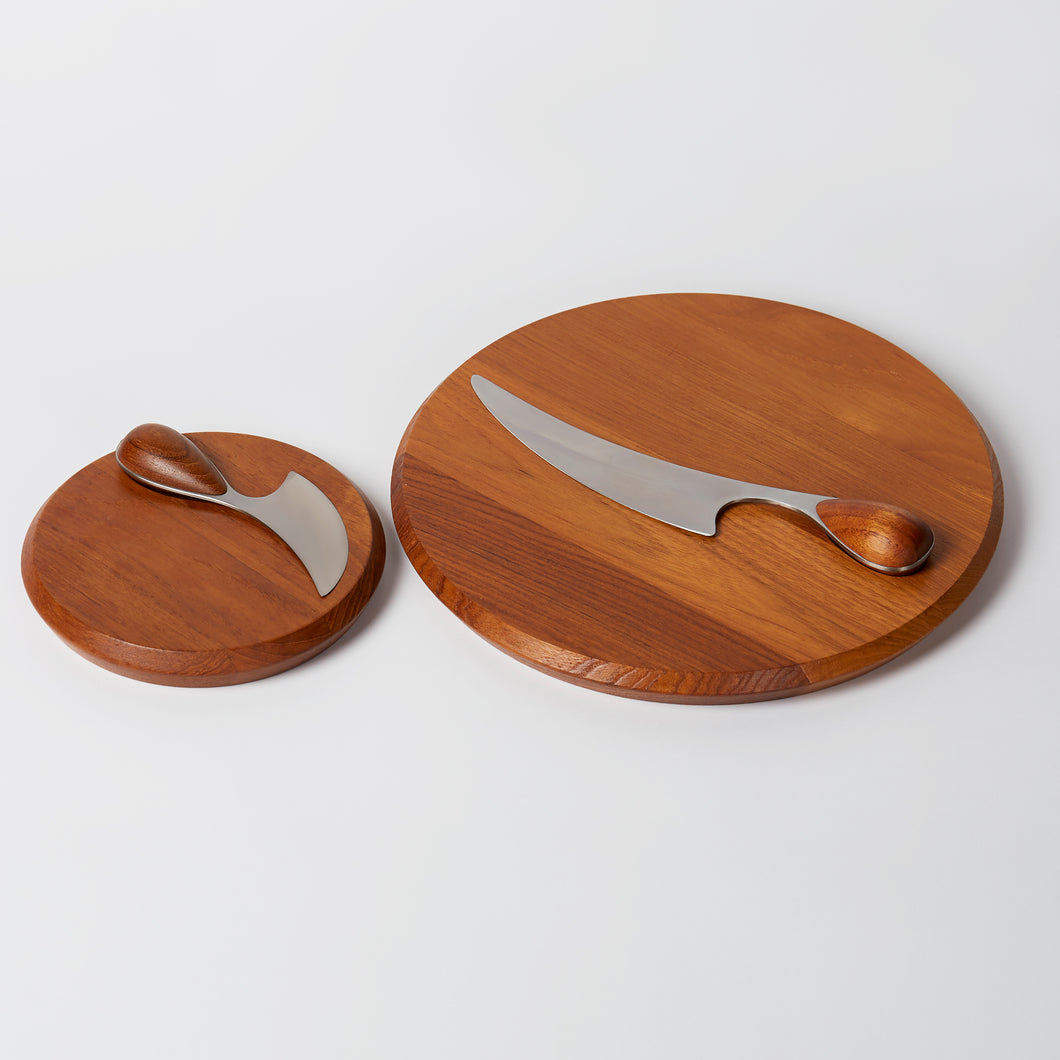 Jens Quistgaard Cheese Board and Knife Set - SOLD