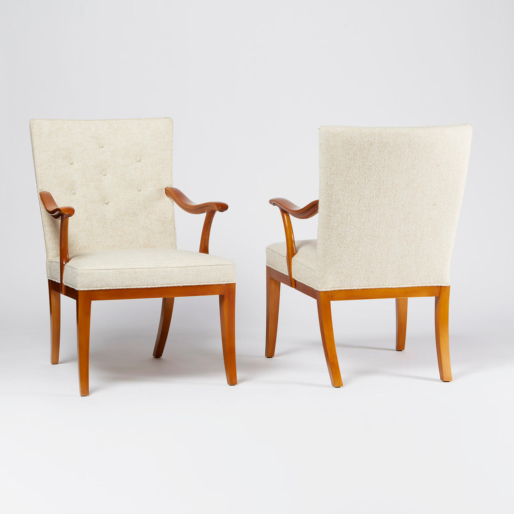 Frits Henningsen Pair of Easy Chairs