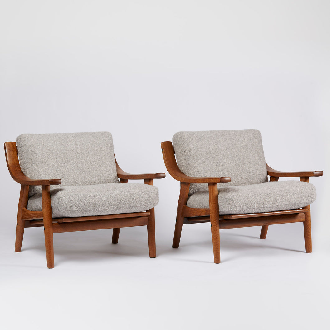 Hans J. Wegner Pair of Easy Chairs
