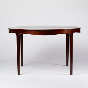 Ole Wanscher Round Dining Table with Leaves