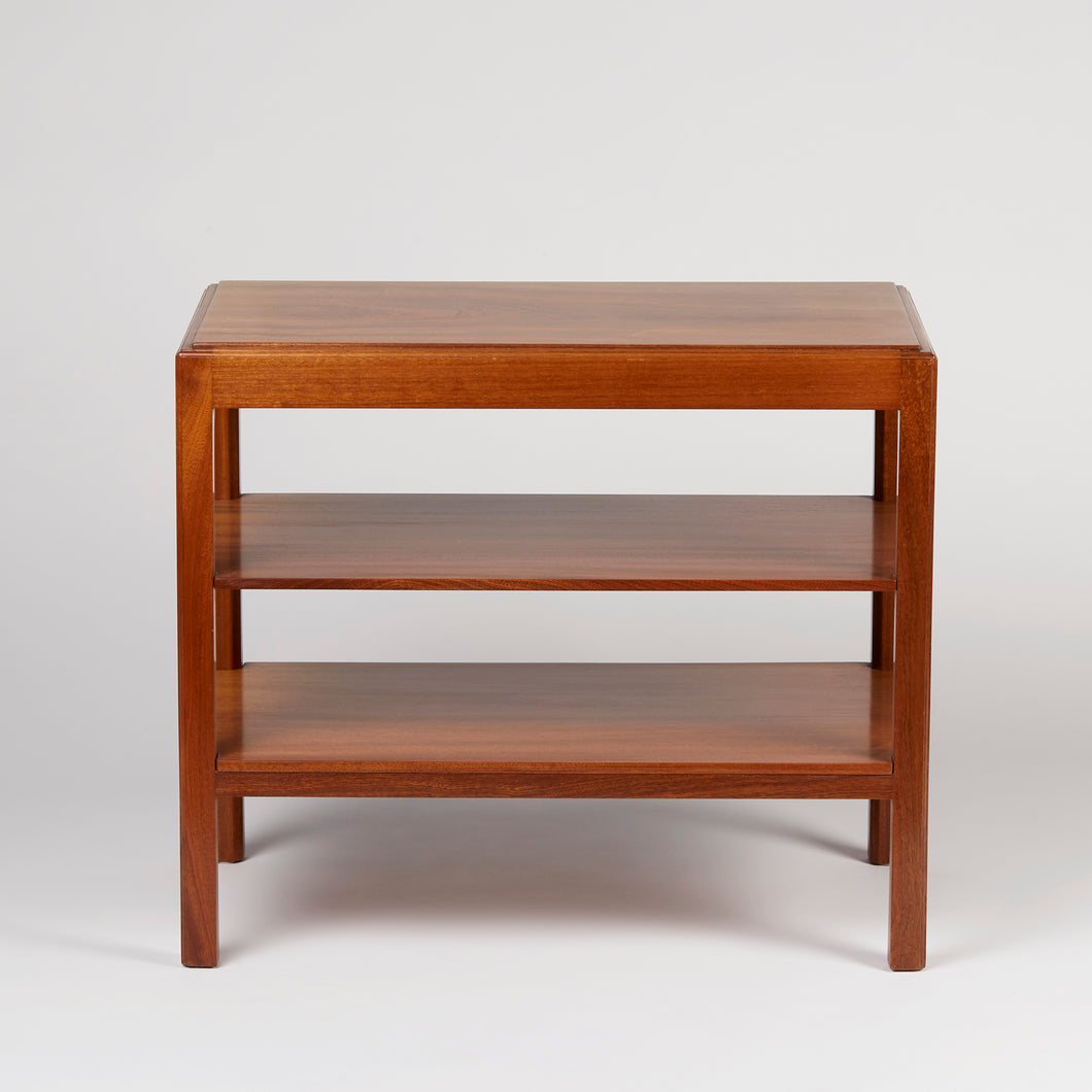 A.J. Iversen Side Table with Shelves - SOLD
