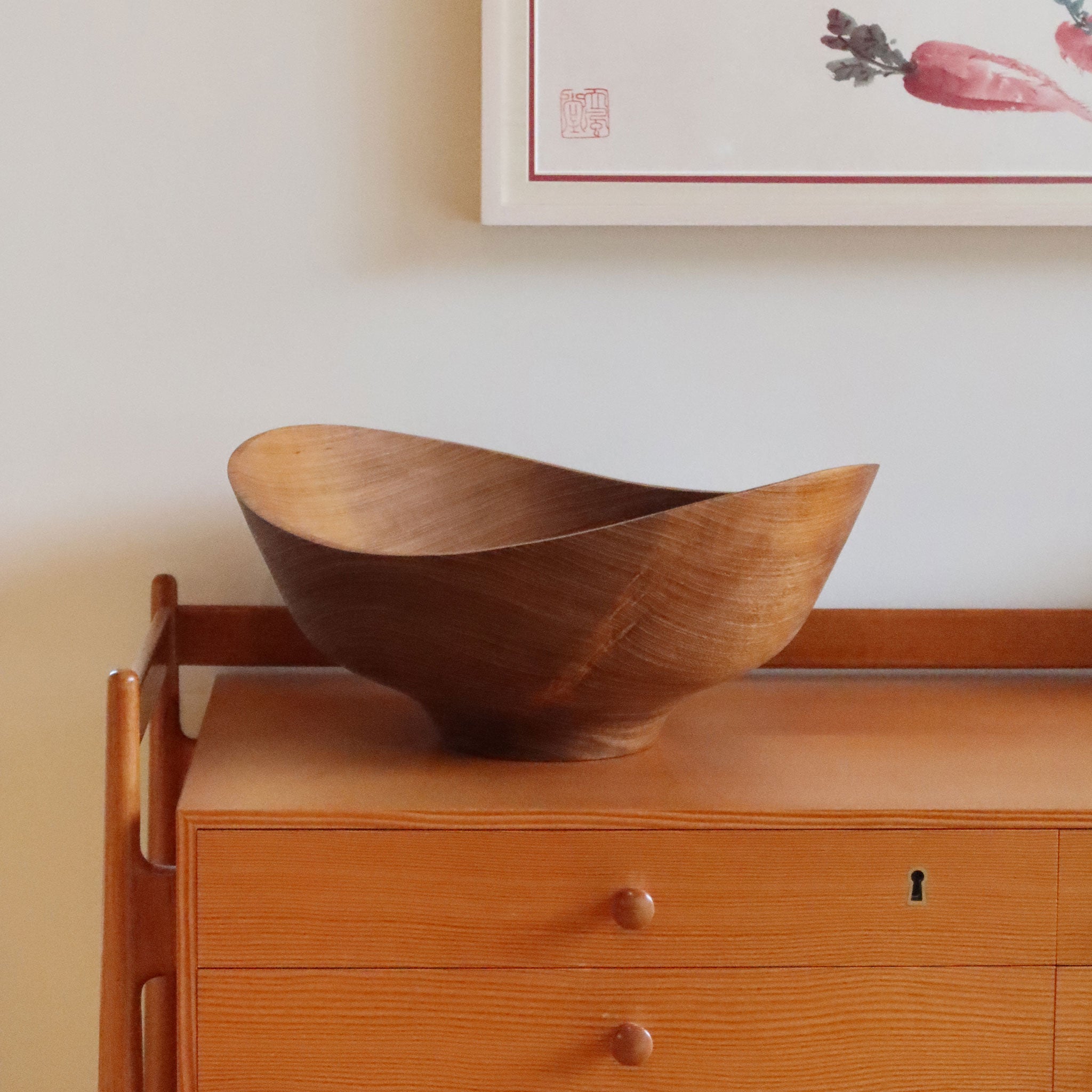 Finn Juhl Large Salad Bowl in Teak – modernlink