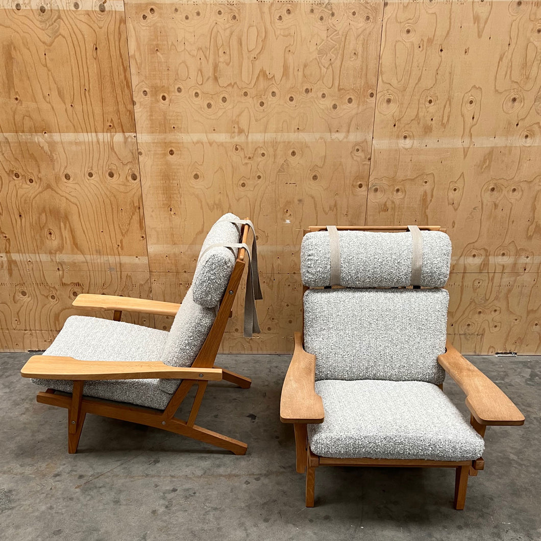 Hans J. Wegner Pair of Easy Chairs