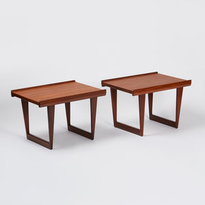 Kai Kristiansen Angled Side Tables - SOLD