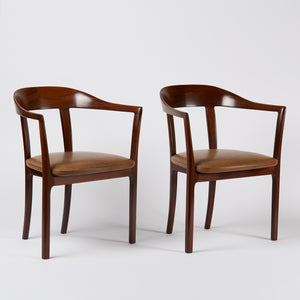 Ole Wanscher Pair of Armchairs