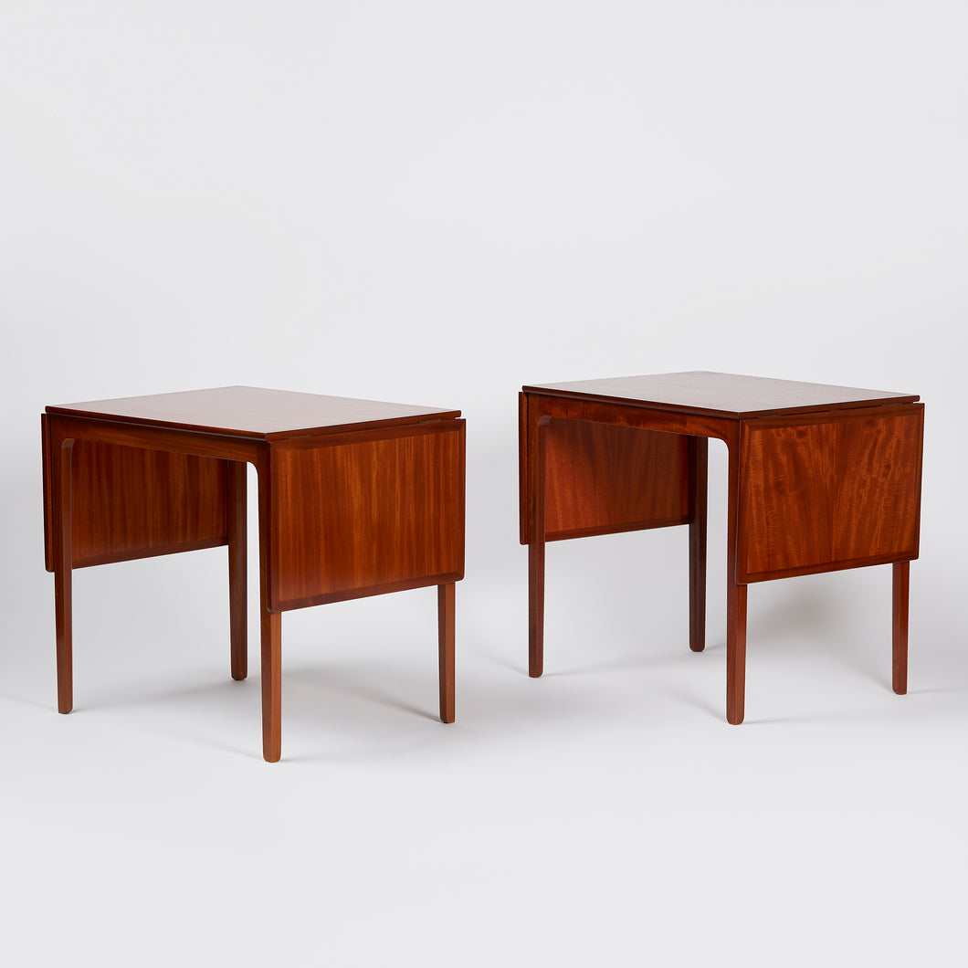 Ole Wanscher Side Tables with Extensions - SOLD