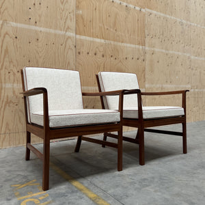 Ole Wanscher Pair of Easy Chairs