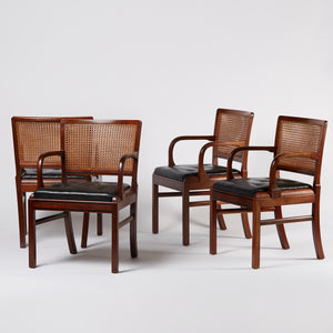 Ole Wanscher Set of Four Exhibition Chairs