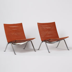 Poul Kjærholm Pair of PK22 Chairs - SOLD