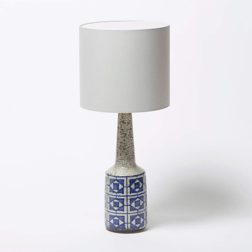Soholm Blue and White Ceramic Lamp